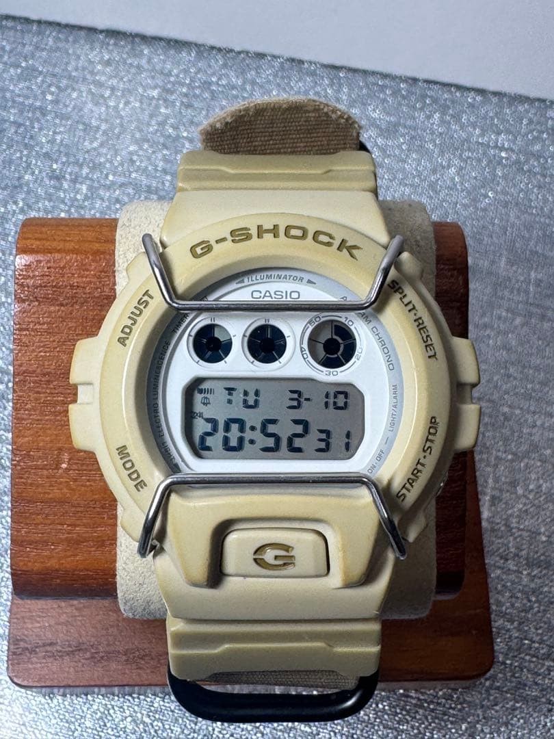 Super rare CASIO G-SHOCK DW-6900 Beige Battery replaced