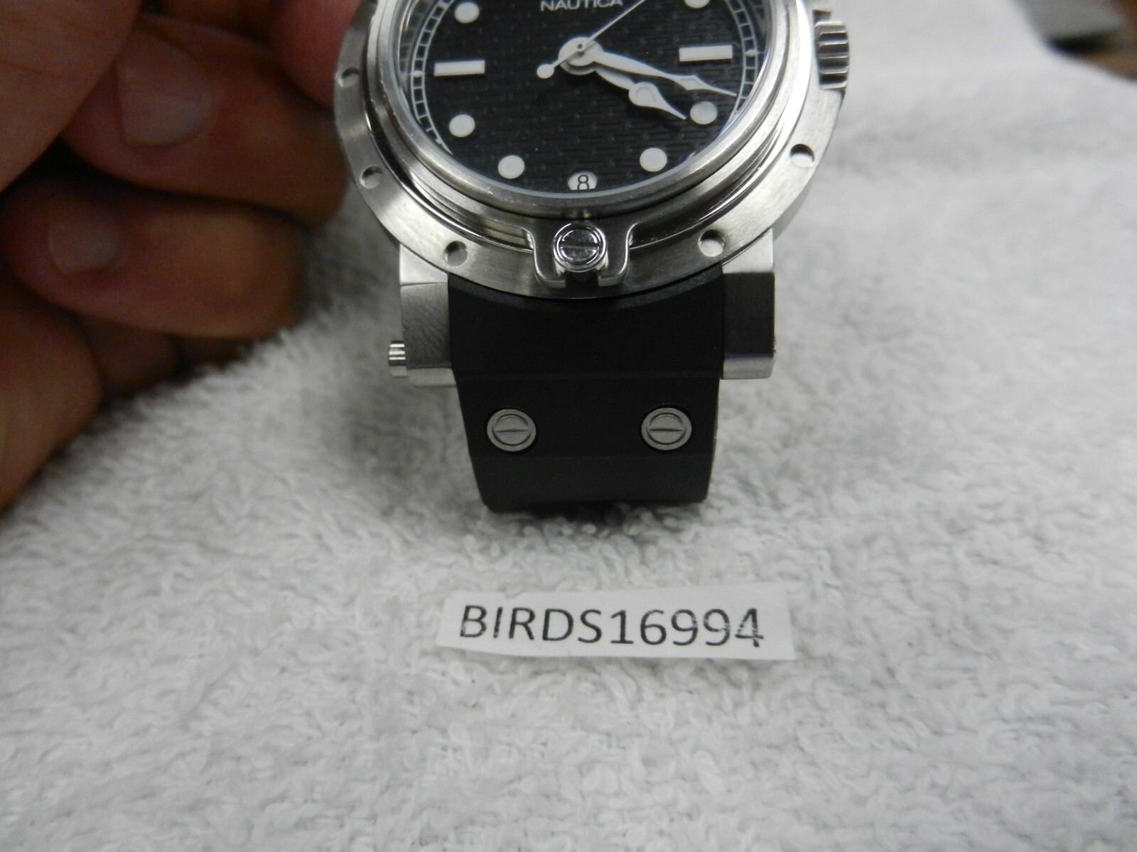 RARE MENS NAUTICA PORTHOLE MARINE CASE WATCH FANCY HANDS SCREW DOWN CROWN & CASE