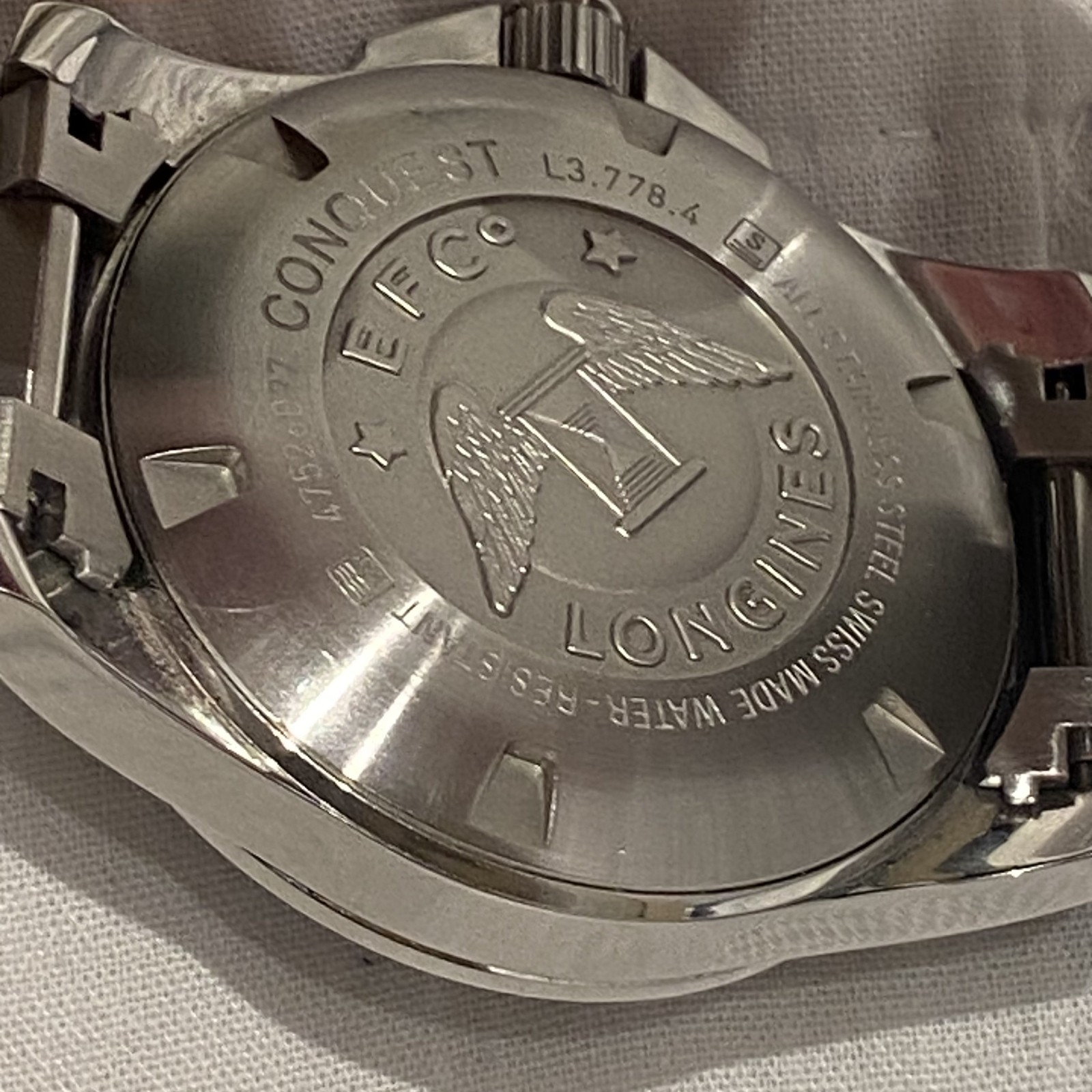 Longines Conquest Automatic 43mm Sunray Blue Dial SS Men’s Watch L3.778.4.58.6