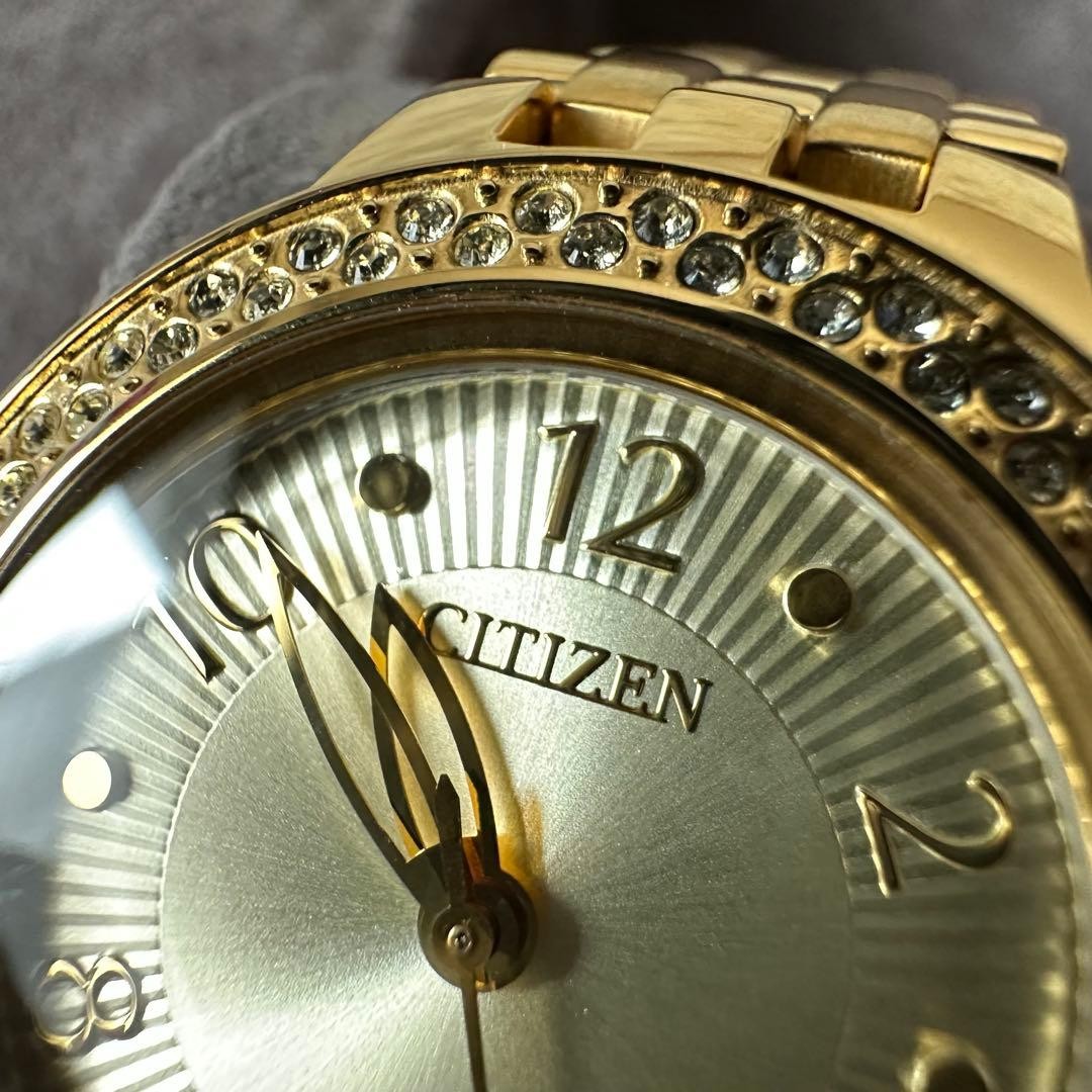 CITIZEN FE2082 51P Gold Silhouette Crystal