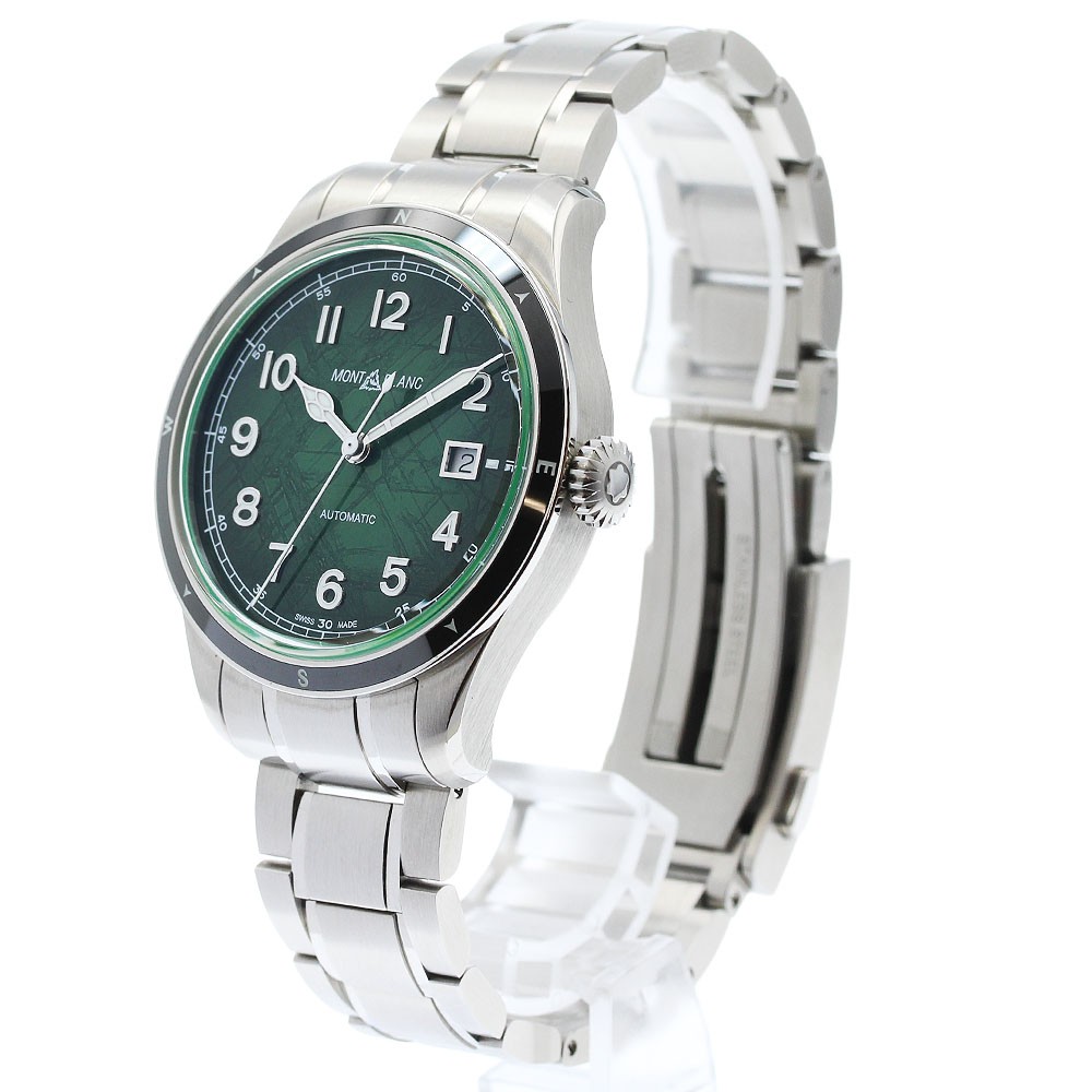 MONTBLANC 1858 Automatic Date Zero Oxygen MB133269 green Dial Men’s Watch_965734