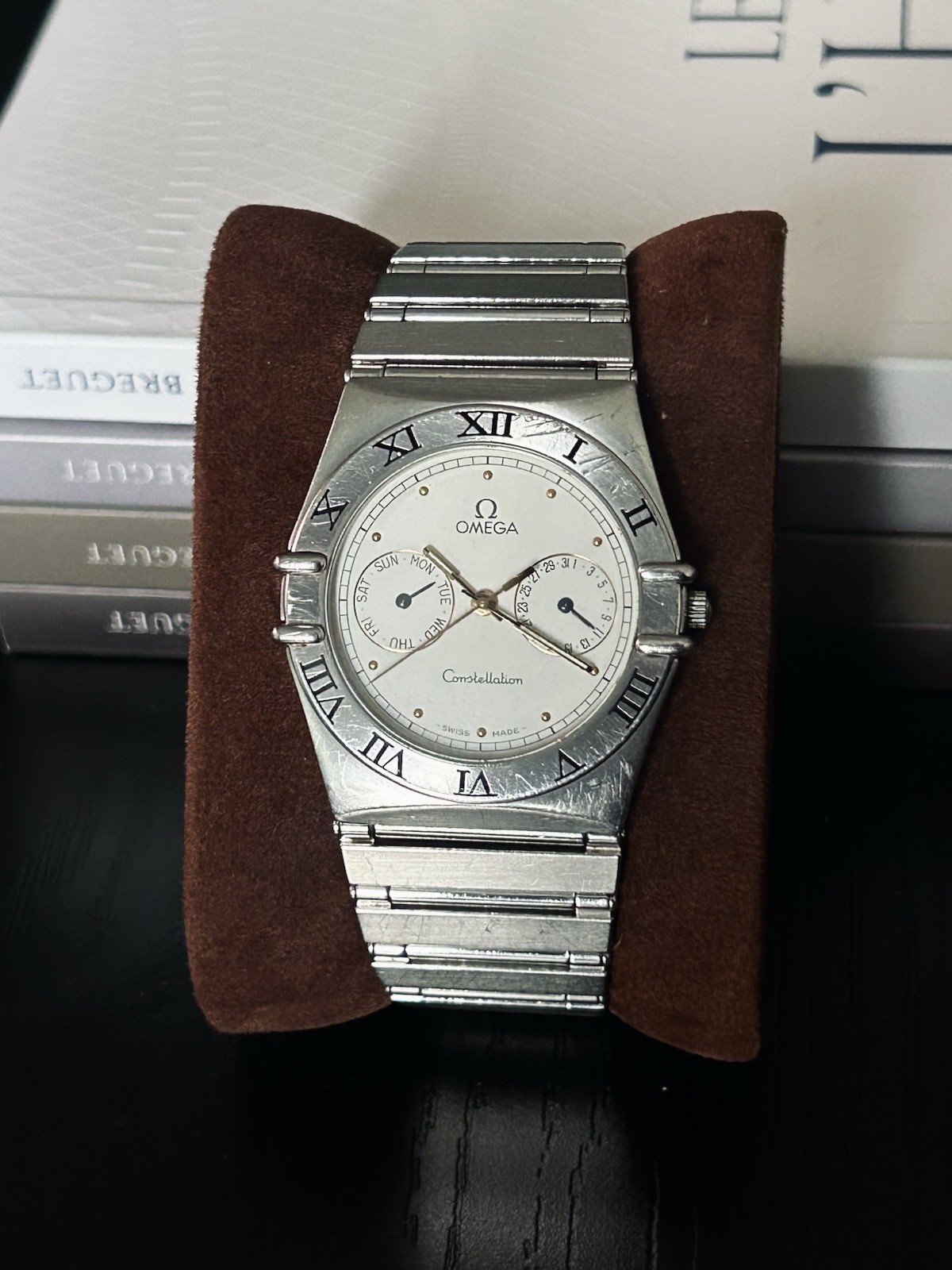 OMEGA Constellation Quartz 33mm Day-Date | 18k Gold Indices 1468.461