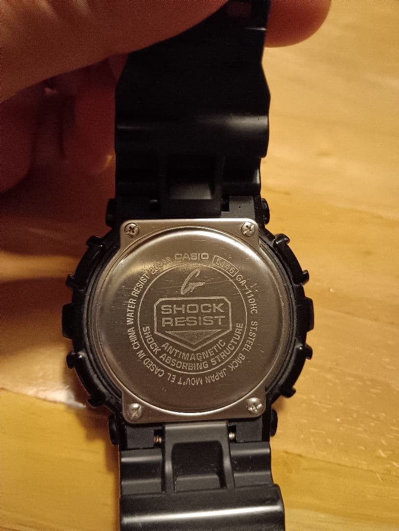 Casio G-SHOCK GA-110HC Blue Purple Watch Used