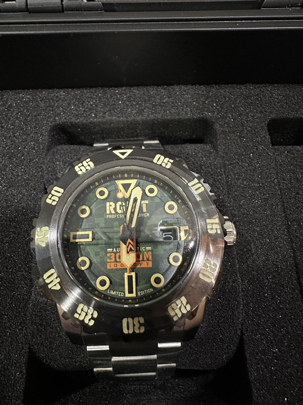 Brand New RGMT OHIO Men’s Automatic Camo Watch LIMITED EDITION #68/100 $1,300