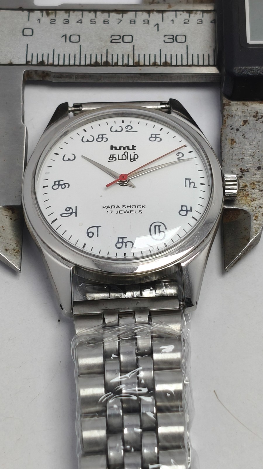 HMT Tamil 17 Jewels Hand-Winding Wrist Watch For Men’s In Working Condition
