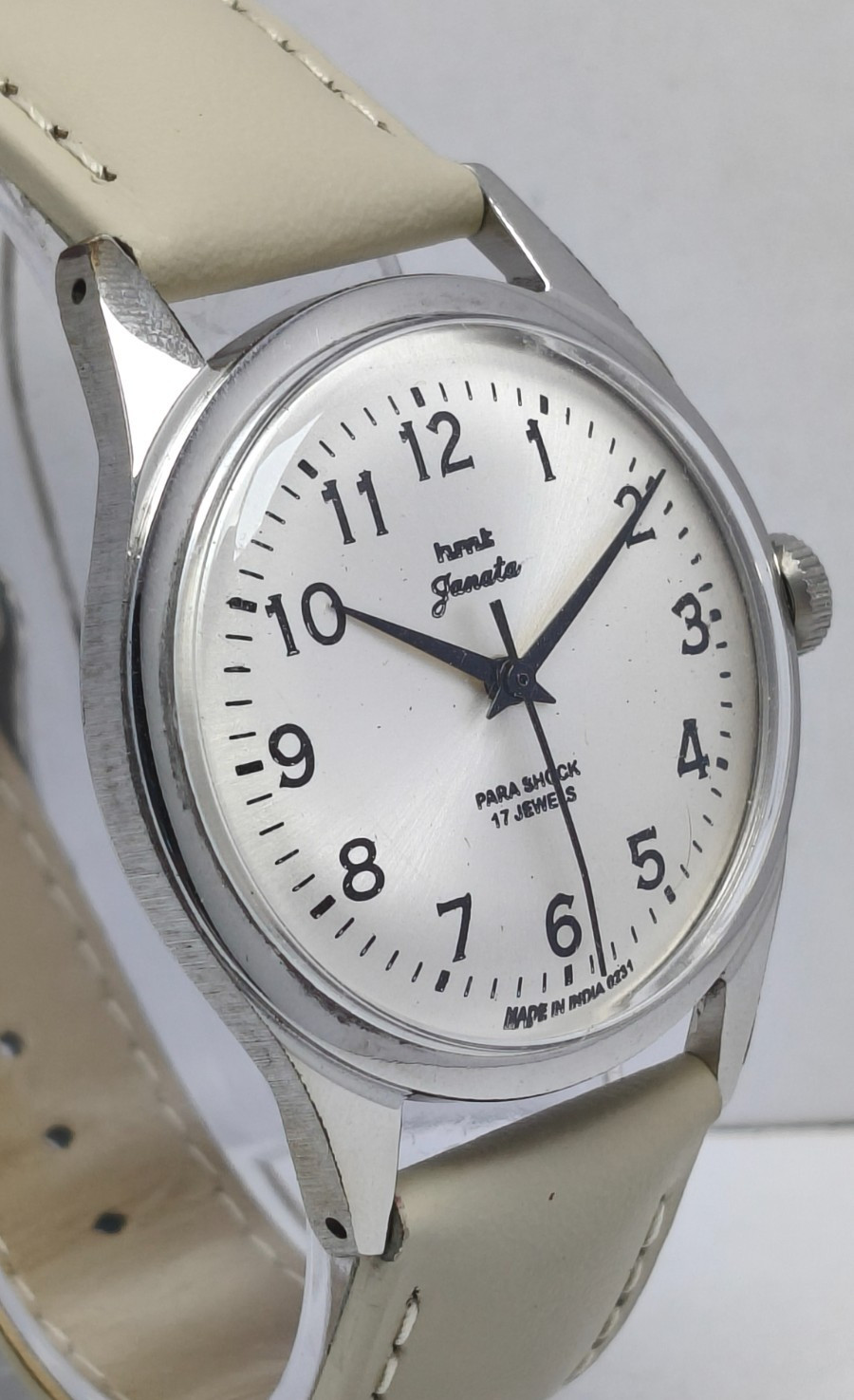 HMT Janata 17 Jewels Hand-Winding Wrist Watch For Men’s In Working Condition