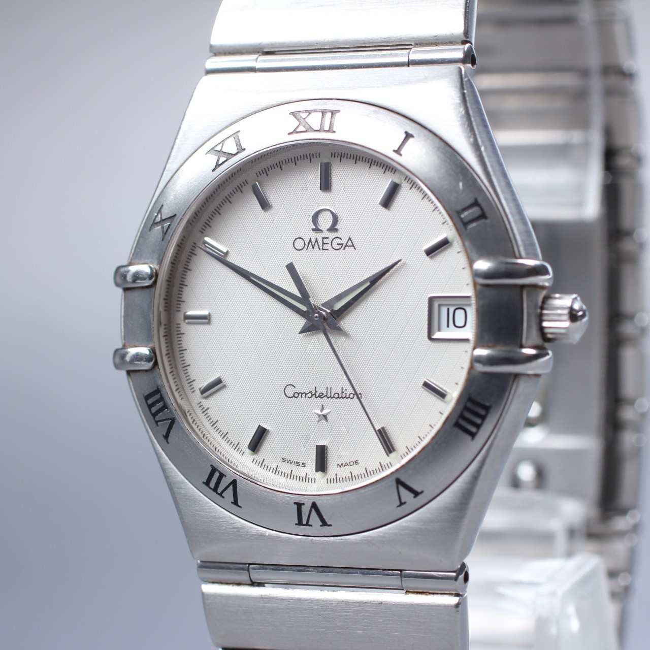OMEGA Constellation 1512.30 [N Mint] 34mm White Dial Roman Men’s Qz Watch U915