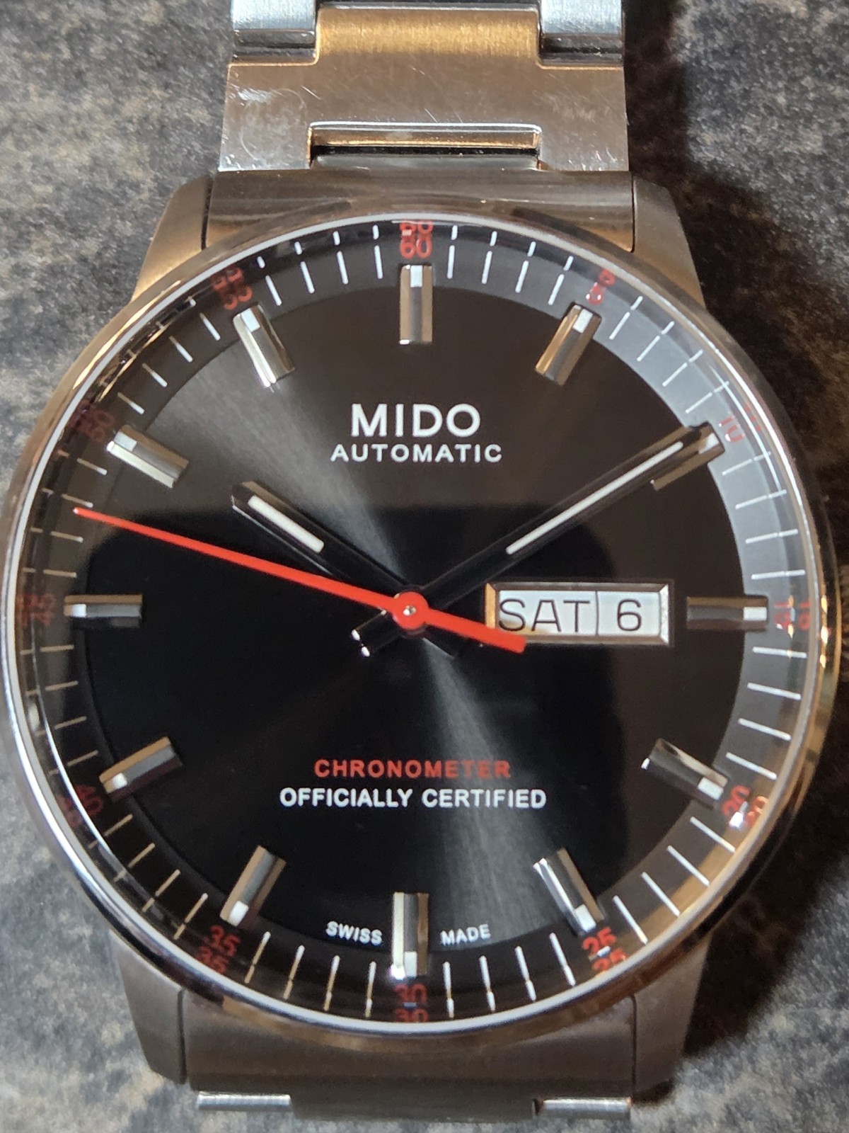 Mido Commander Chronometer 40mm Black Dial Men’s Watch