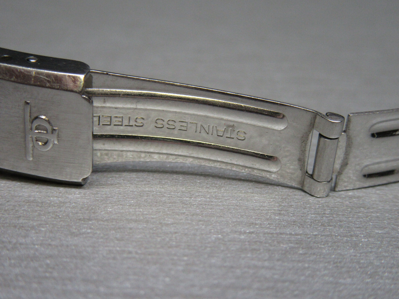 W335-1 ⭐⭐ Baume & Mercier Riviera Folding Clasp for Bracelet 0 15/32in Stainless