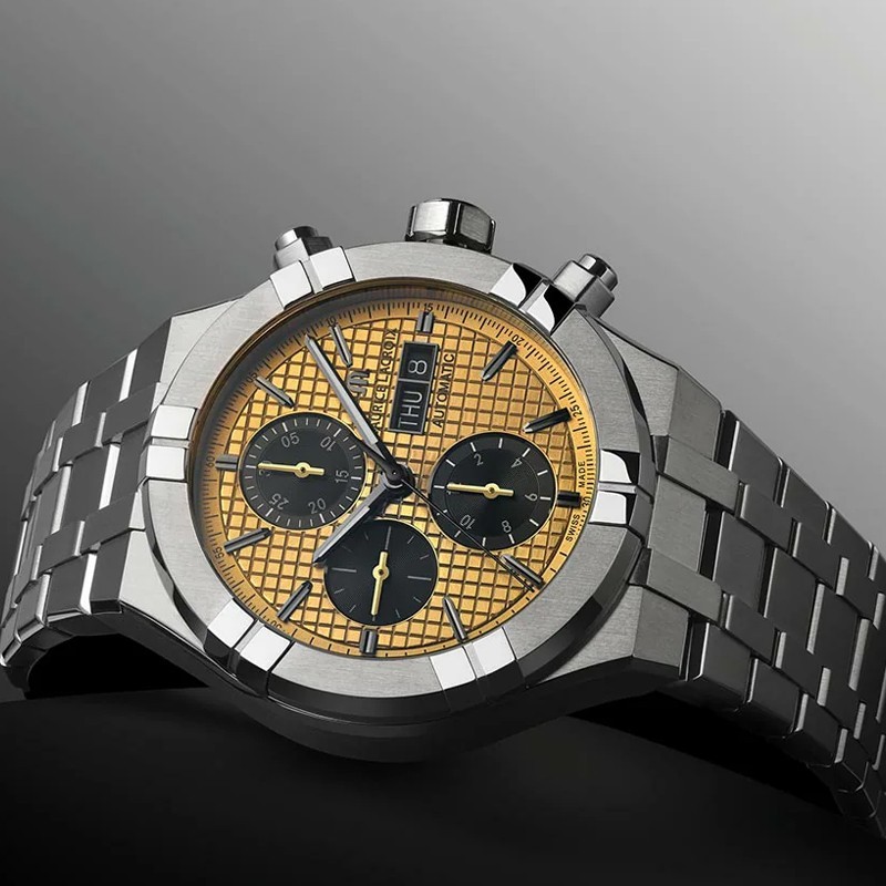 Maurice Lacroix AIKON Auto Titanium Chronograph Men’s Watch AI6038-TT032-530-1
