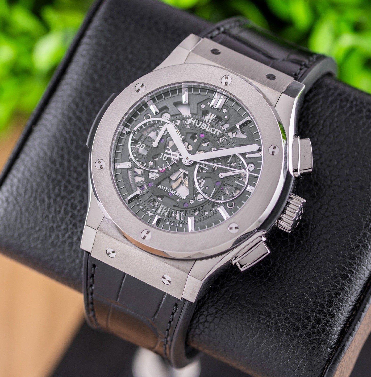 Hublot Classic Fusion Aerofusion Titanium 525.NX.0170.LR with Box & Papers!!