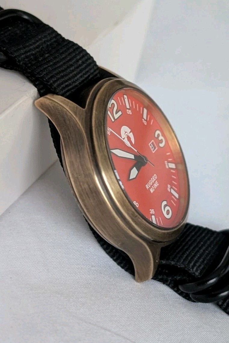 Solid brass, field, military watch, 44mm *PATINA WORK DONE* see description