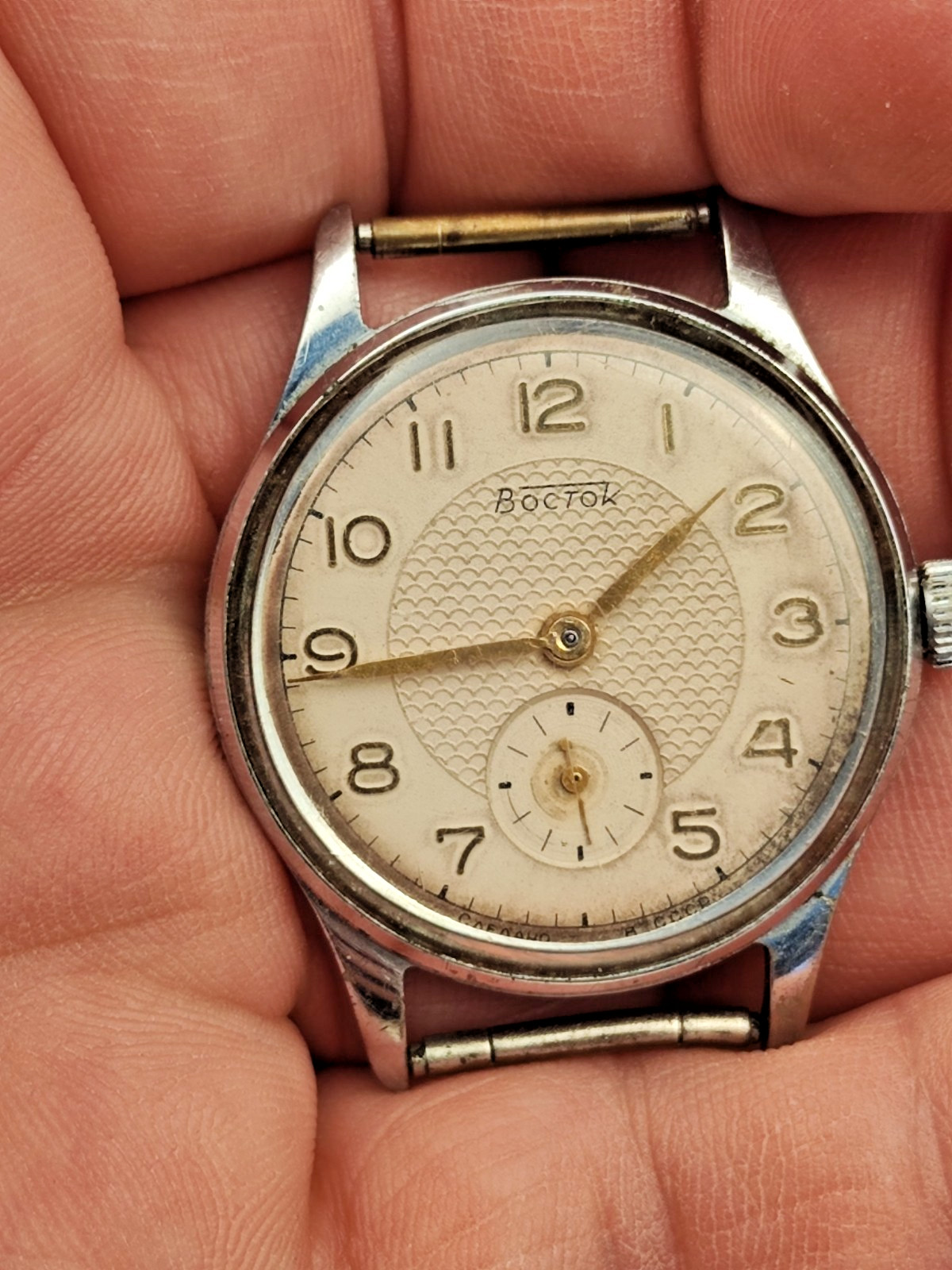 1958 vintage men’s mechanical wristwatch “Vostok-Kama” 2602