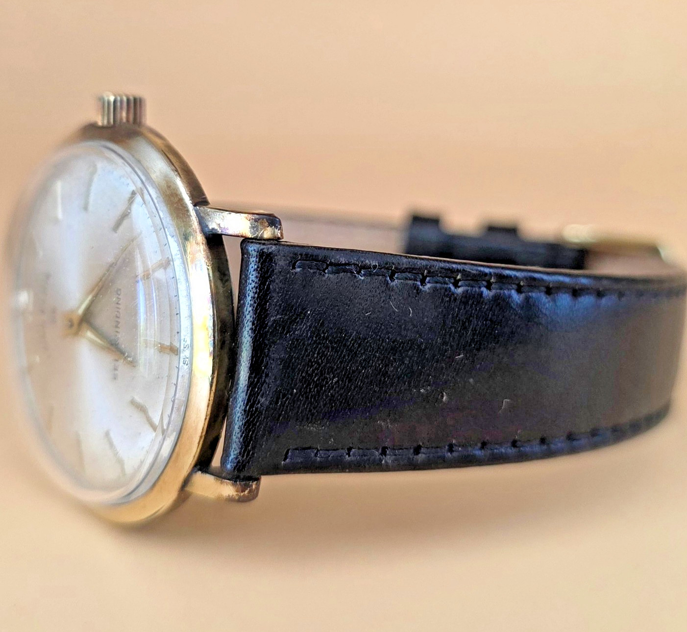 Vintage 1961 Men’s LORD ELGIN 25 Jewel Self-winding 10K GF Bezel Swiss Watch Box