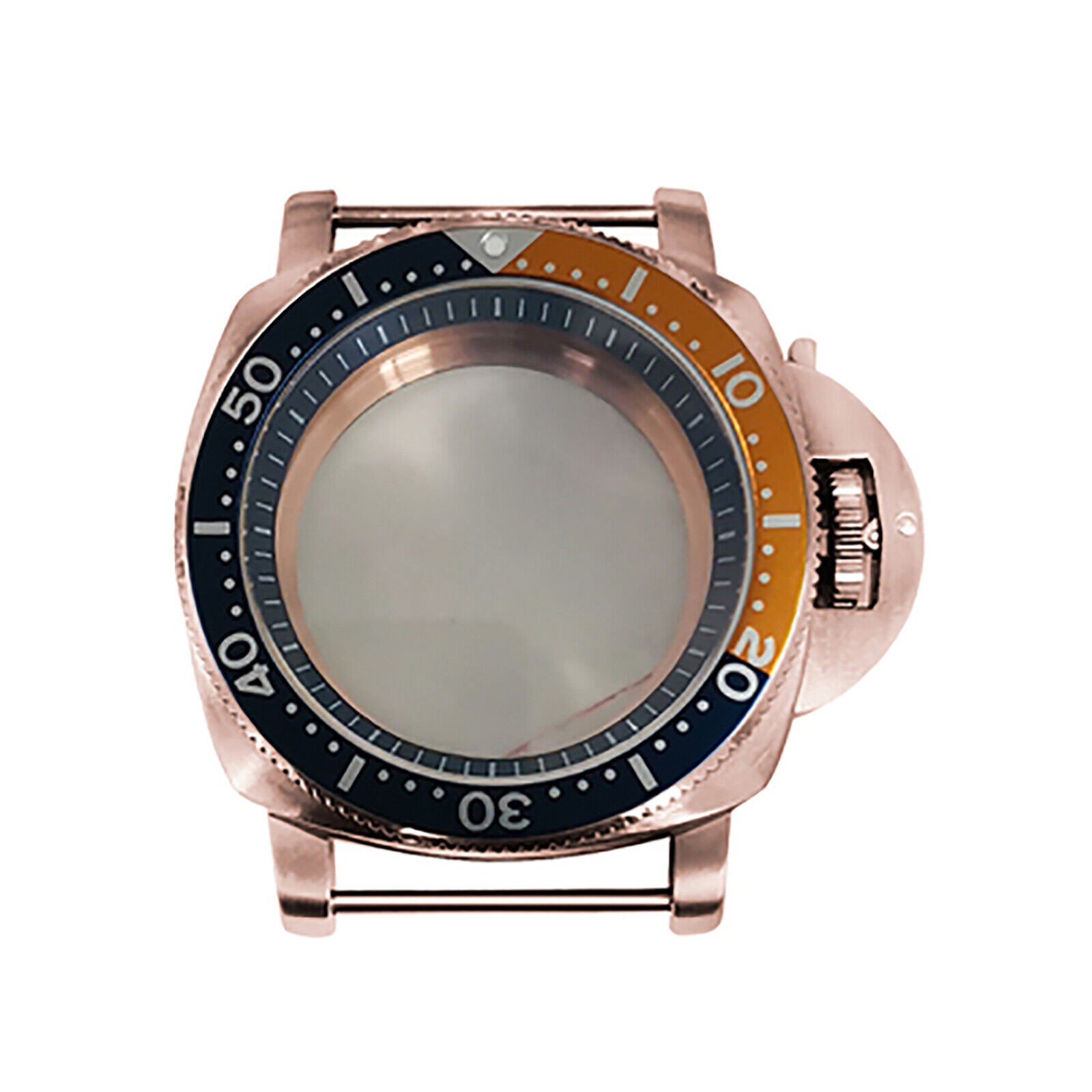 PVD Rose Gold 42mm Stainless Steel Watch Case Bezel for NH35/36 Movement