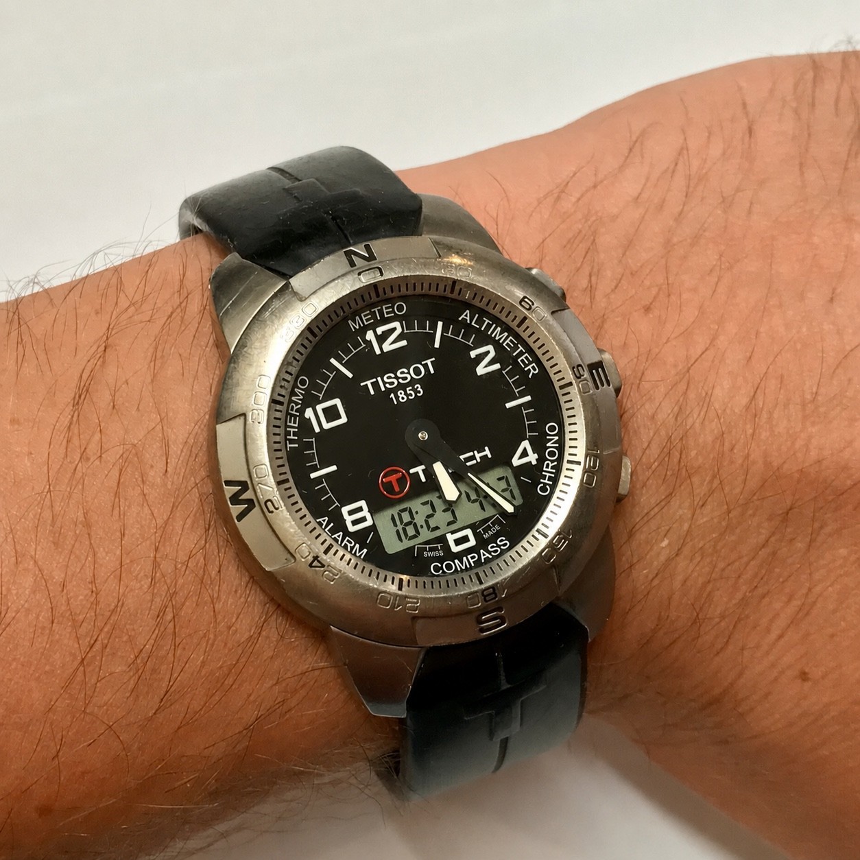 Tissot T-Touch Z253/353 Titanium Quartz Swiss Made Multifunction Watch