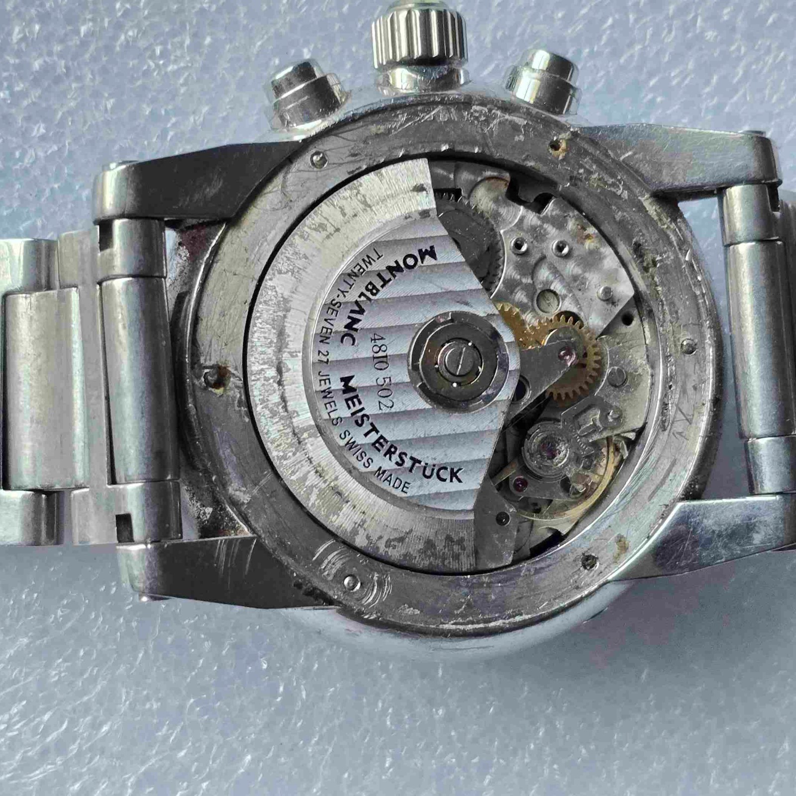 MONTBLANC TIMEWALKER Chronographe. Ref : 7069. Cal: 4810. For Parts/Repairs
