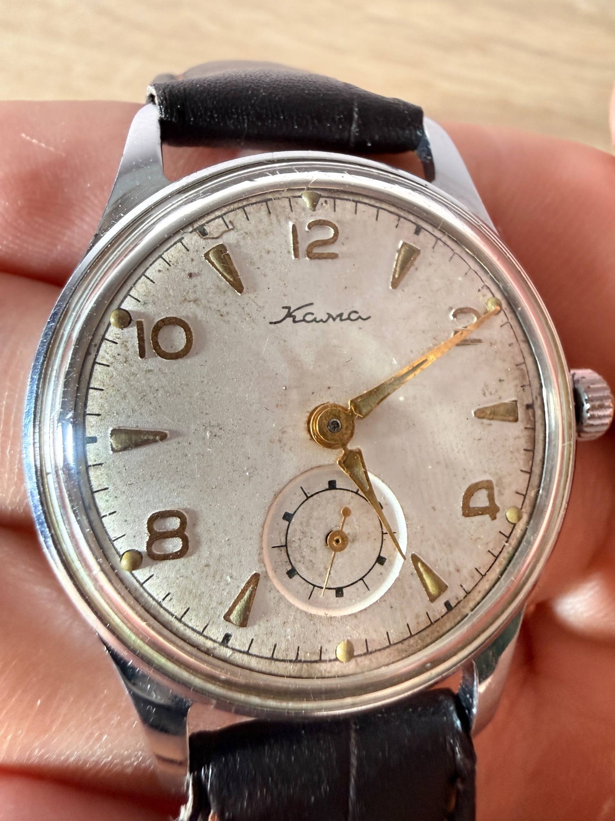 RARE/SERVICED VINTAGE Kama 17 Jewels Soviet Vintage USSR Mechanical watch 1950s