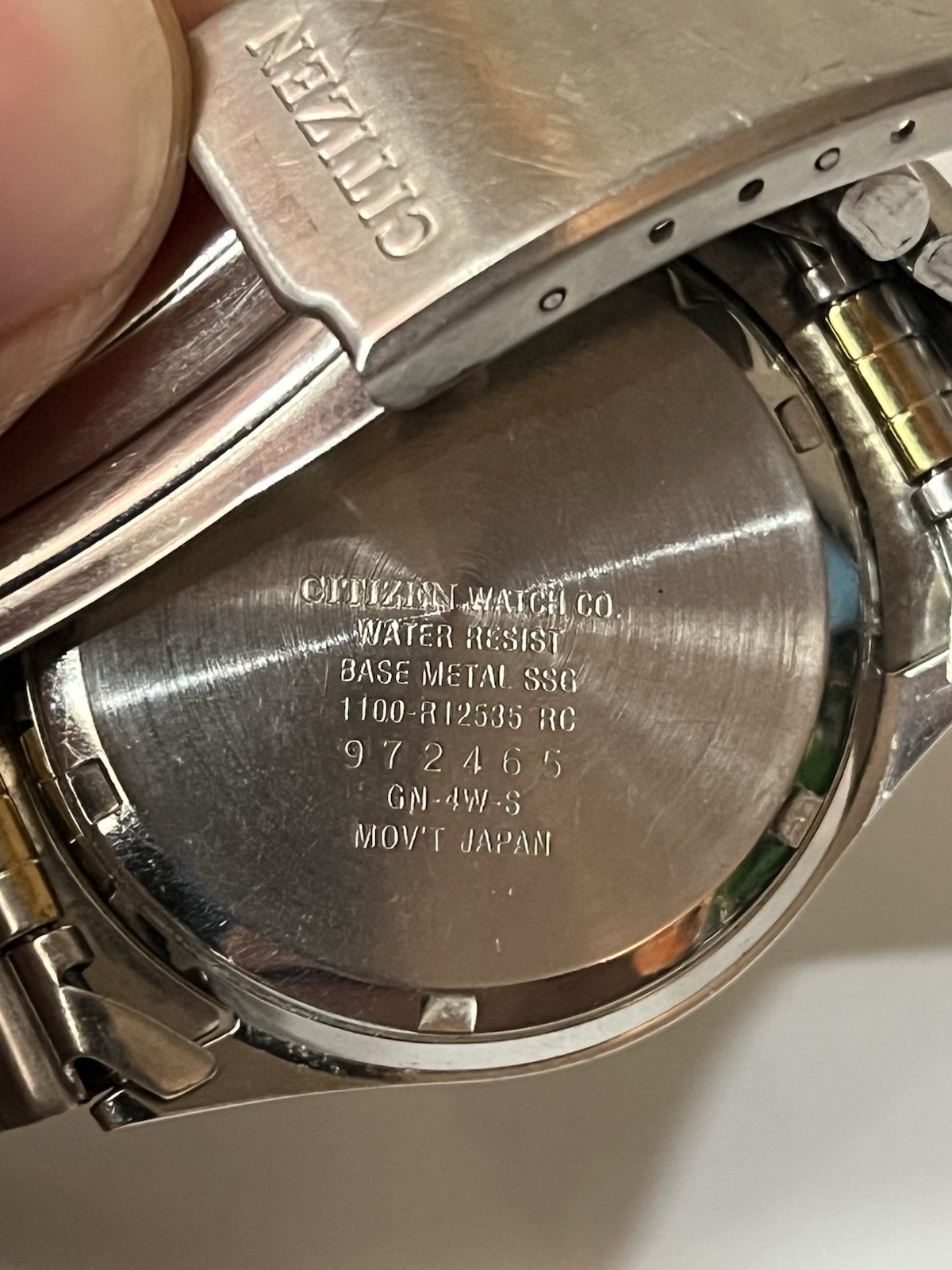 Vintage Citizen Lambda Chi Alpha Fraternity Quartz Watch GN-4W-S Men Wristwatch