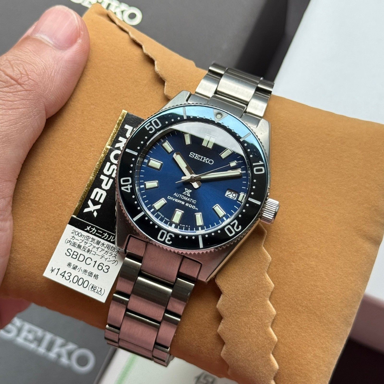 JDM Seiko Prospex SBDC163 Blue Dial and Bezel 62MAS Diver’s Re-Interpretation