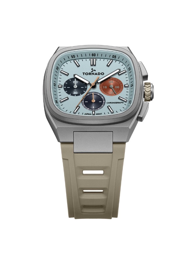 Tornado Aristocrate Men’s Chronograph Watch | Blue Dial, 42mm, 100 m (10 ATM)