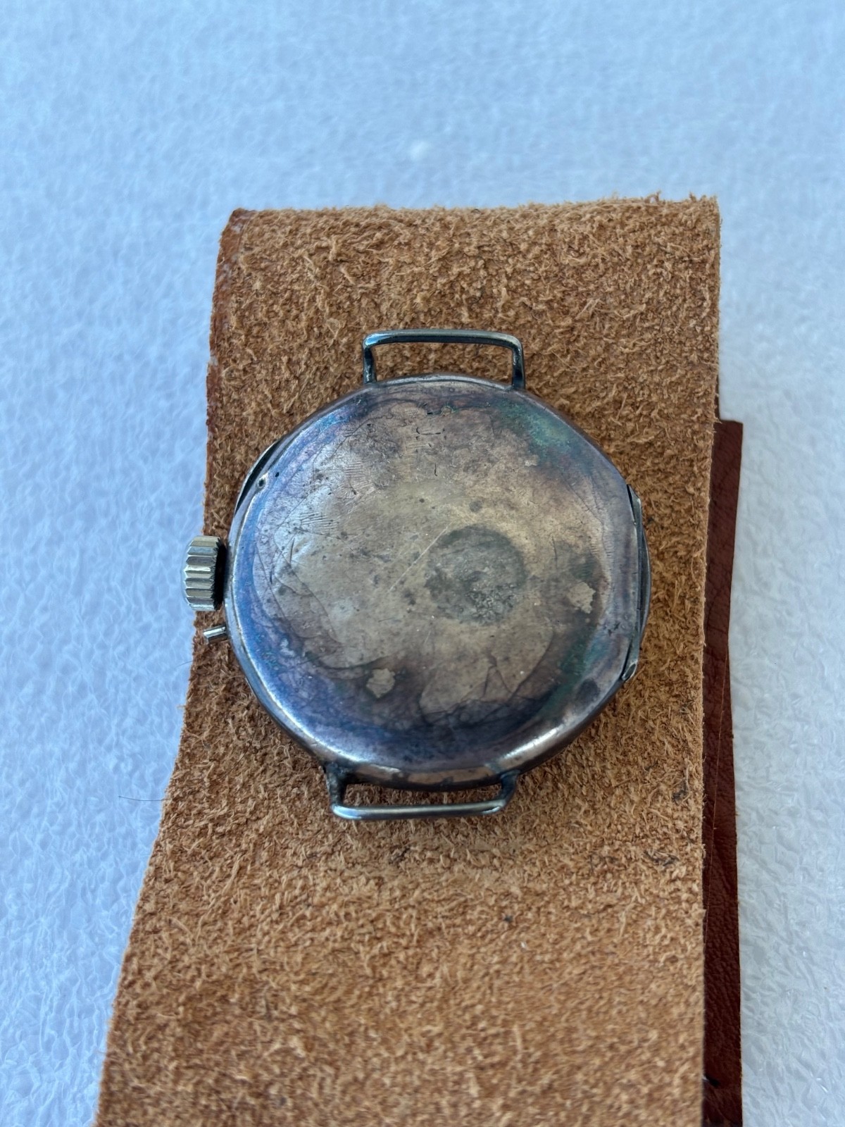 Longines 1916 silver 925 WW1 trench watch. Trench, works, very rare pin set