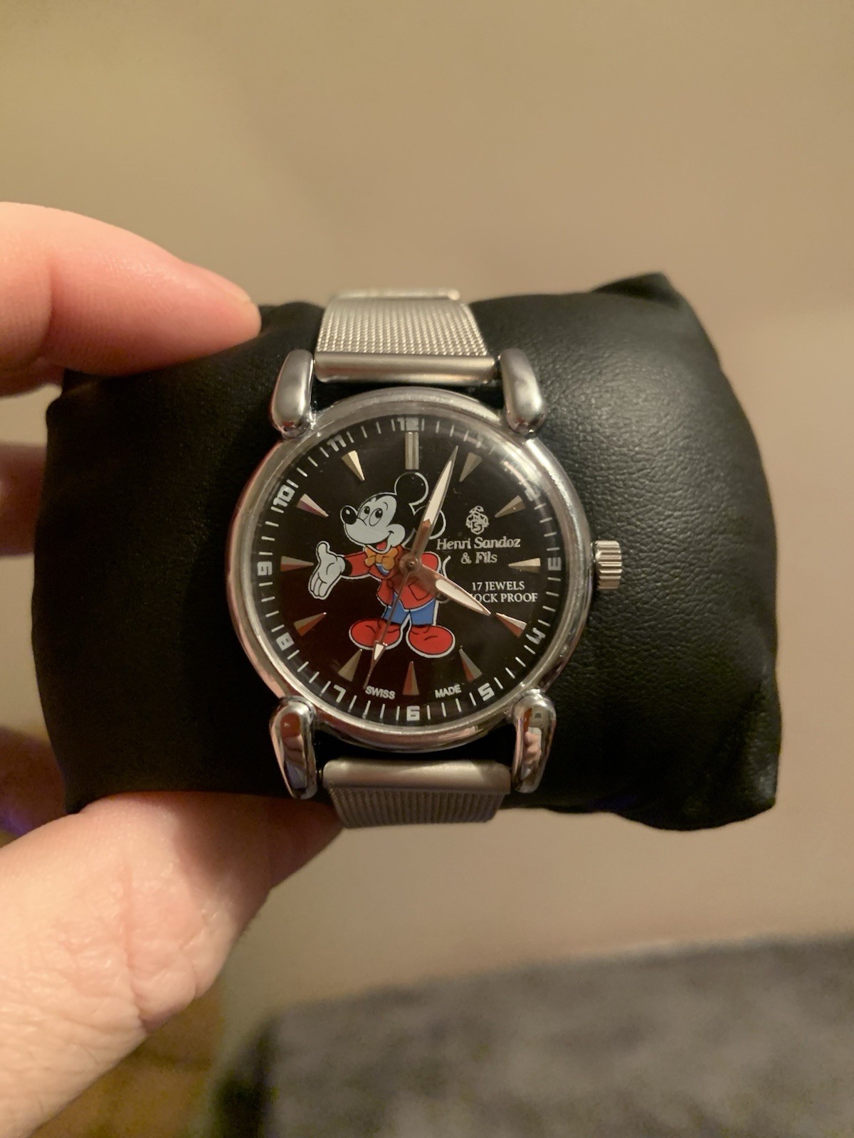 Henri Sandoz & Fils1777Z-88 Mickey Mouse Vintage Men’s Watch IIICABLOC
