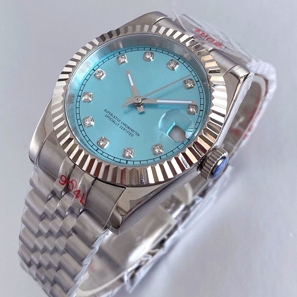 36/39mm Diamond Mark Sunburst Dial 20ATM Diver Sapphire NH35 Automatic Men Watch