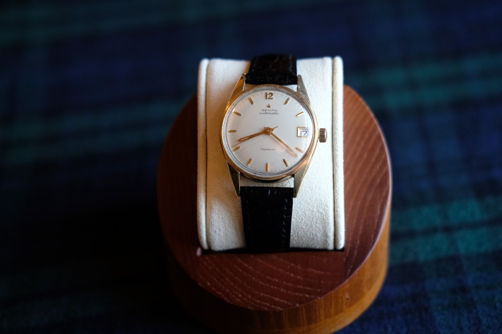 Zenith Watch, Captain, Vintage, Gold, 36mm, 1960, Calibre 71 bumper movement