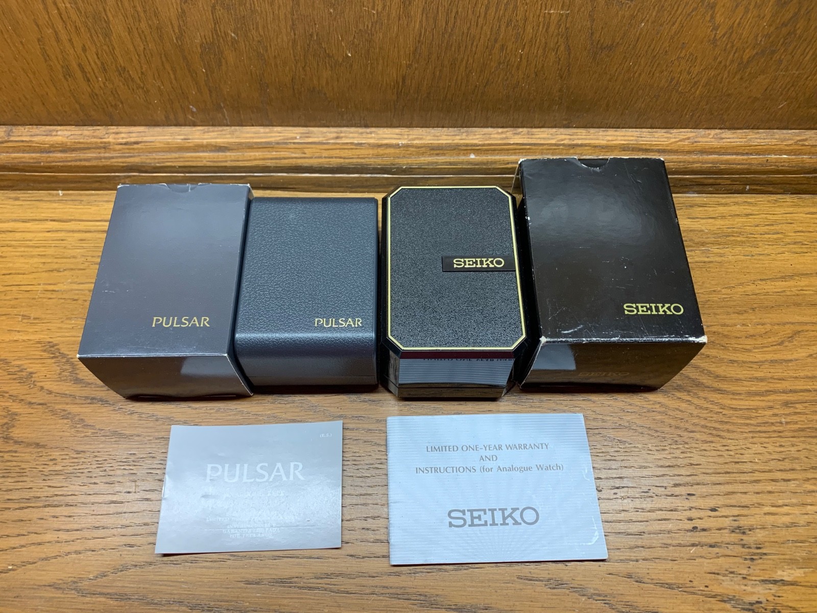 Silver Tone Pulsar Ladies Watch PRB097 IN Box With empty Mens pulsar box