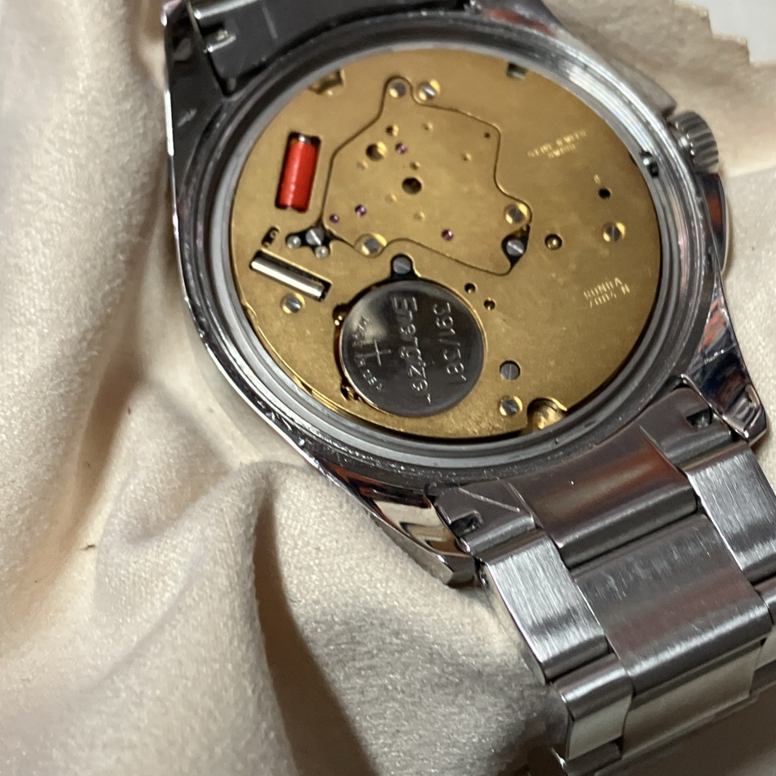 Jacques Lemans Geneve Swiss Made G-171 Mens Steel Watch Pre Owned New Battery