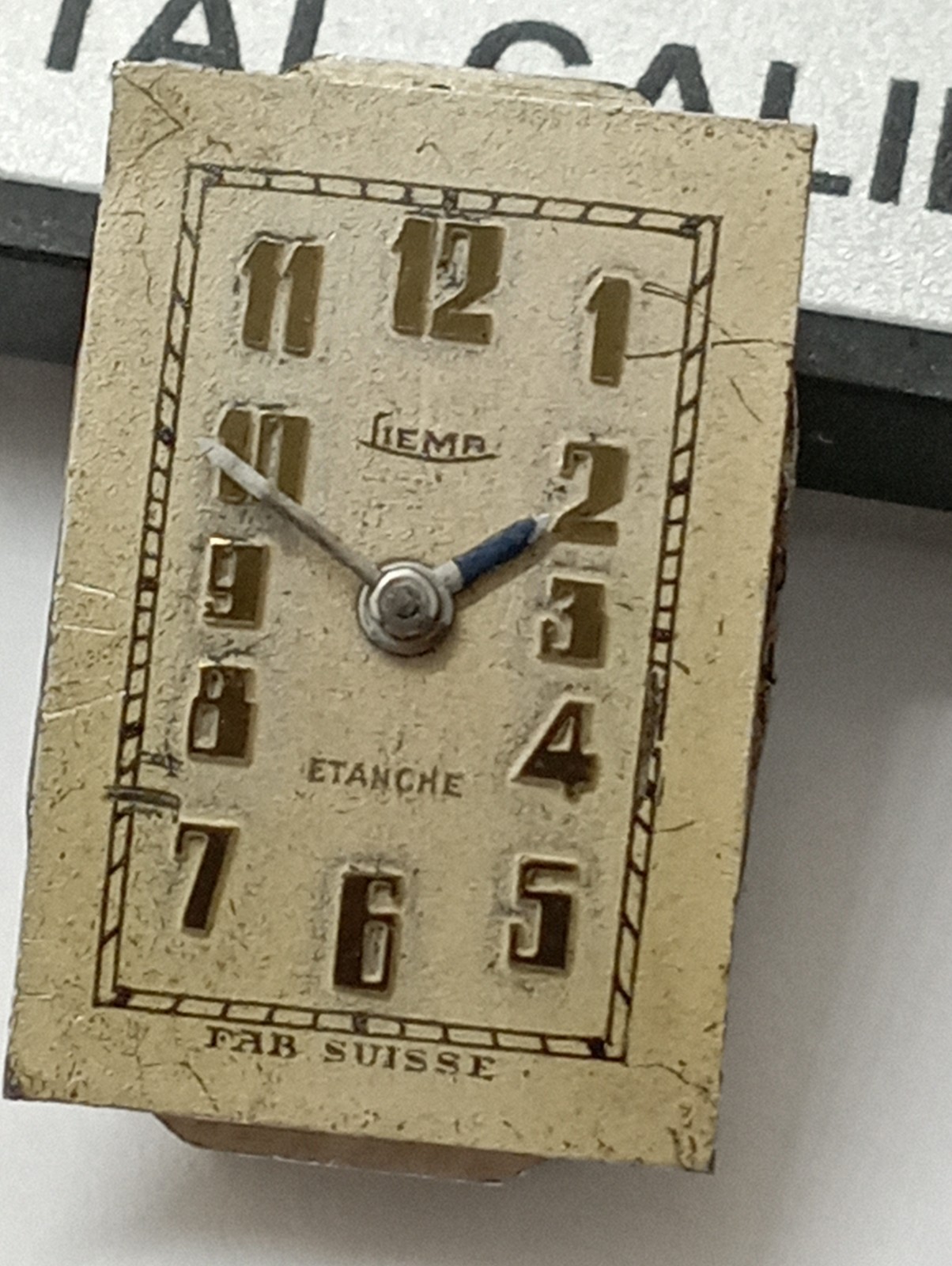 Vintage UNIQUE DIVER TANK HERMETIC watch Crown On Screw Steel Case from 1930’s !