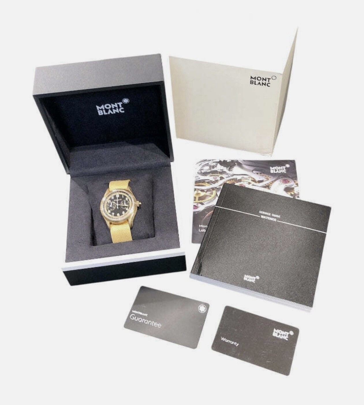 New Montblanc Watch 1858 Monopusher Chronograph Limited Ed 125583 Bronze $6,200