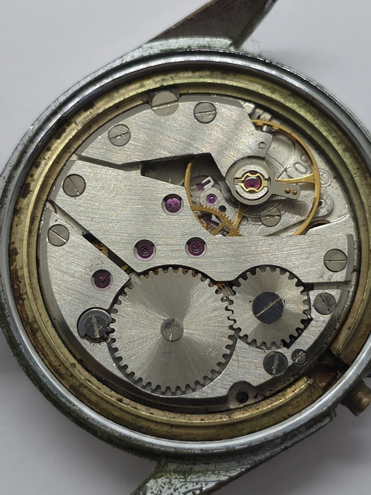 Vintage Altitude Leader Watch Cal. HP 60 Good Balance Main Spring Uhren Montre