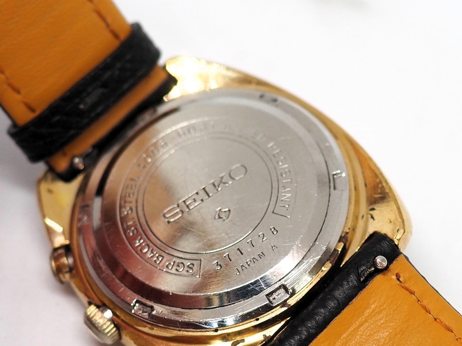 Vintage Seiko Bell-Matic 4006-6000 Automatic Alarm Watch – Gold Capped, Day/Date
