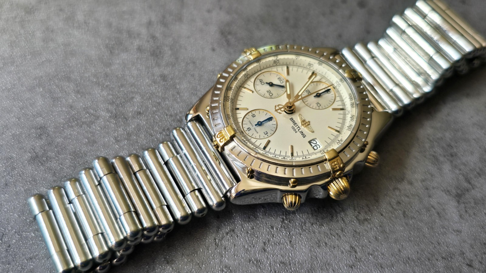 Limited Edition Breitling Chronomat, Rouleaux Bracelet – Serviced, Full Set!