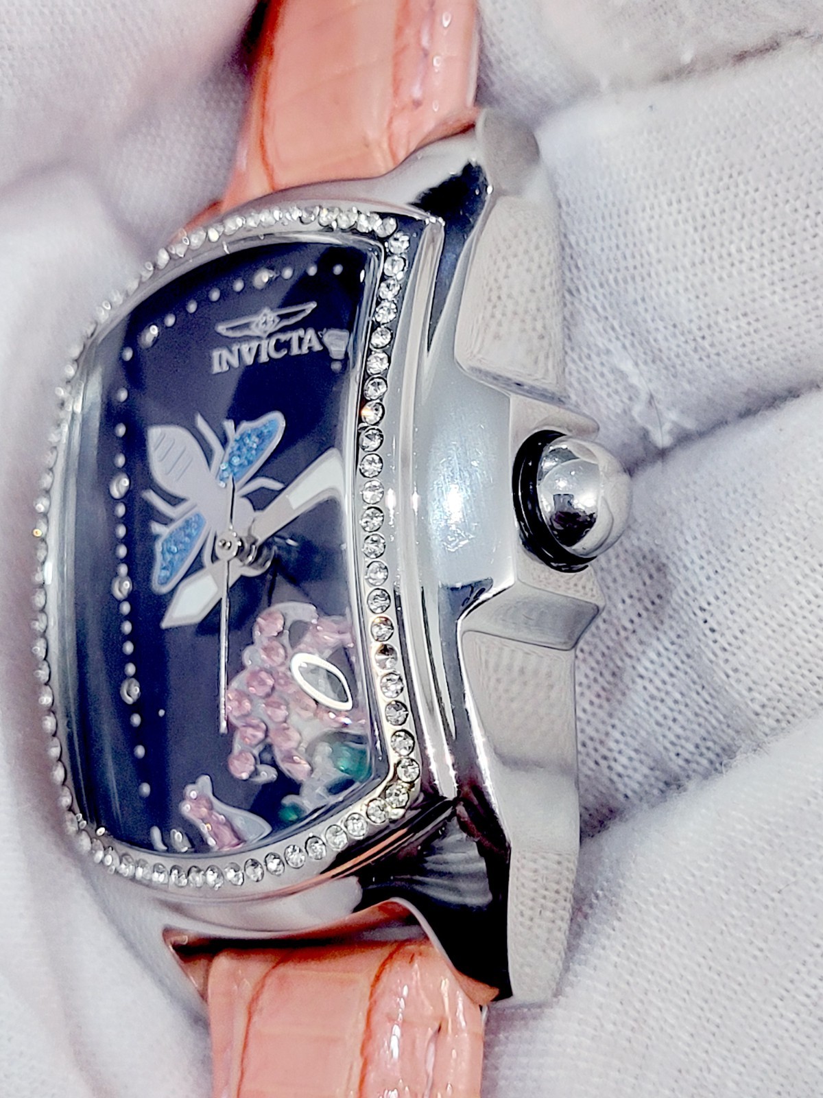 Rare [N. MINT] 27mm Invicta LIMITED ED. Swiss Movement Women’s Diamonds Watch