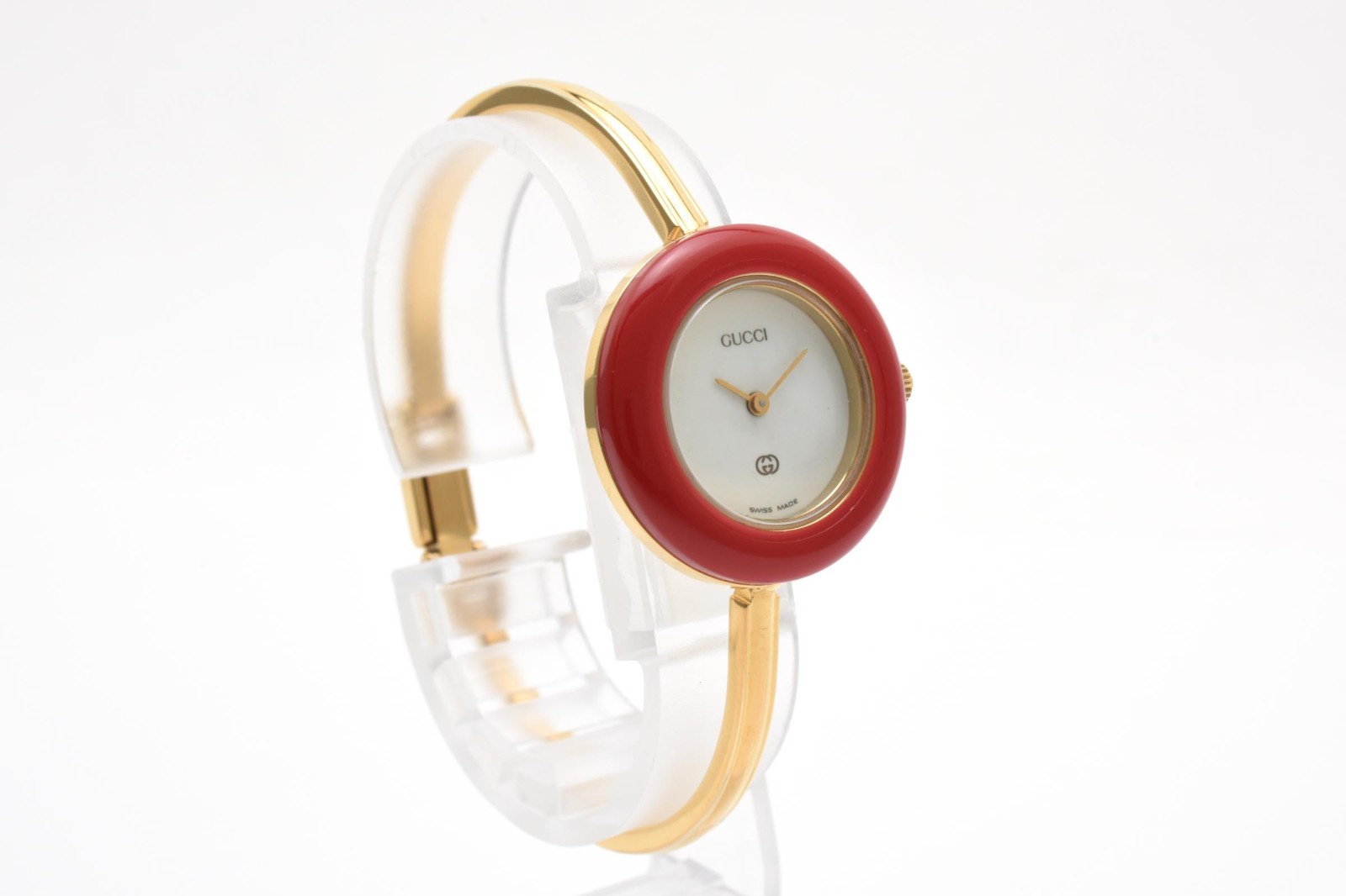 GUCCI Change Bezel 11/12.2 1100L Gold Vintage Quartz Woman’s Watch with Box