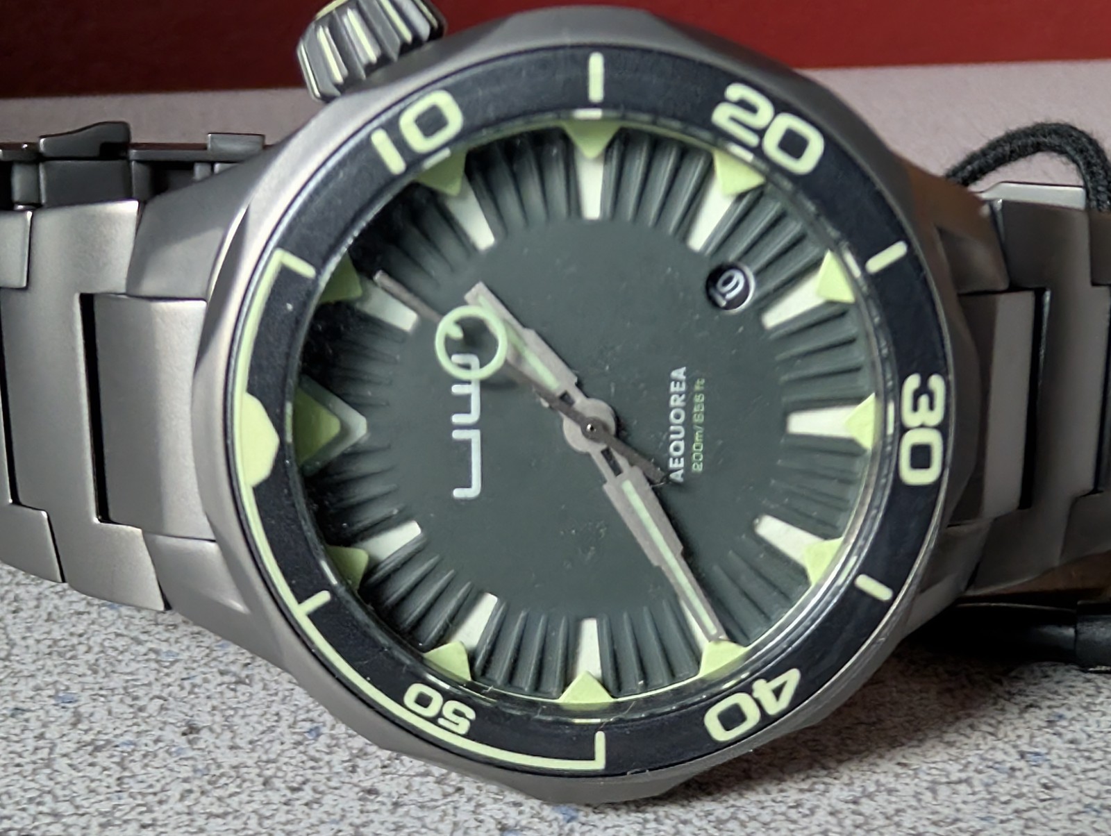 OVD~UNDER WATER AEQUOREA JELLYFISH 24J AUTOMATIC DIVE WATCH~FULL SET~KEEPS TIME