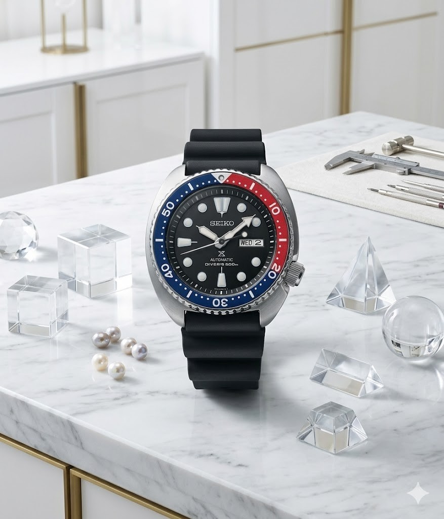 Seiko Prospex Classic Diver’s “Turtle” 200M Automatic Men’s Watch (SRP779)