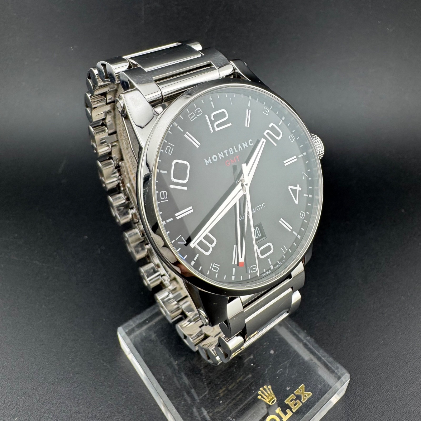 MONTBLANC TimeWalker GMT REF 7081 42mm Automatic Watch NO TARIFF