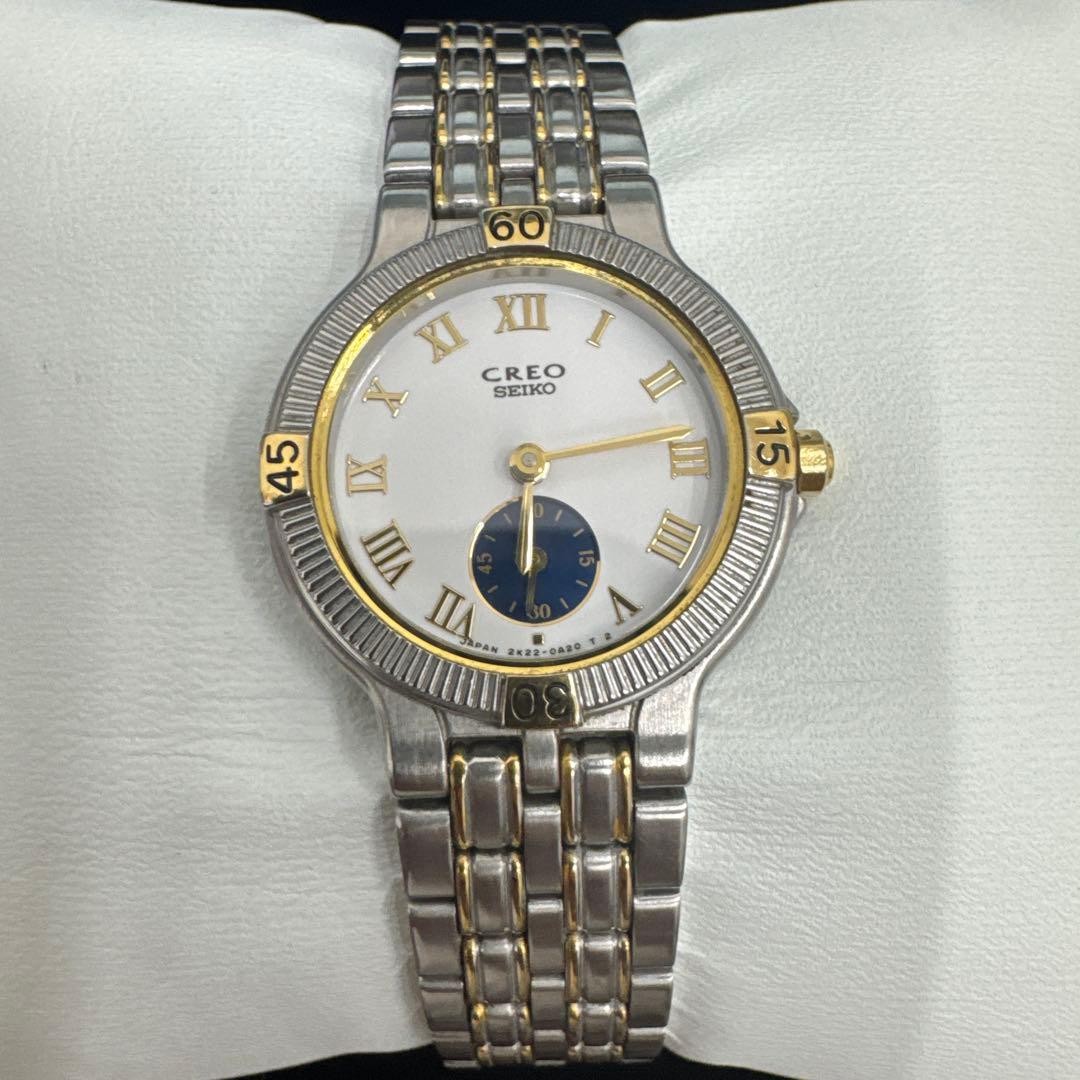 SEIKO CREO Two-Tone Watch [Battery Replaced]