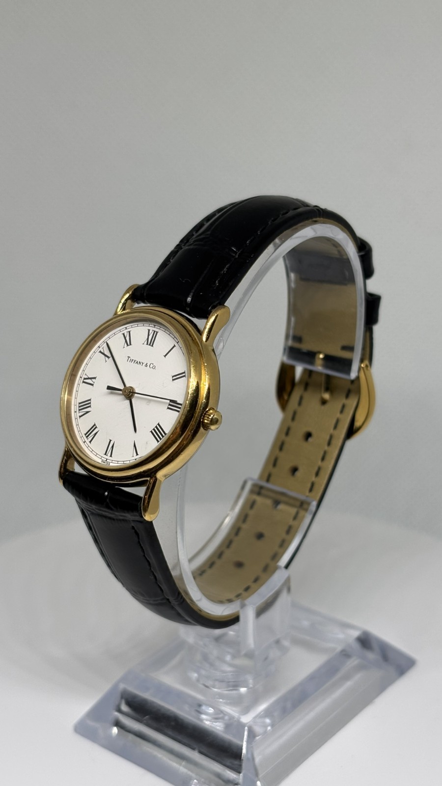 Vintage Tiffany & Co Swiss Dress Watch with Original Box & Full Overhaul 2000s
