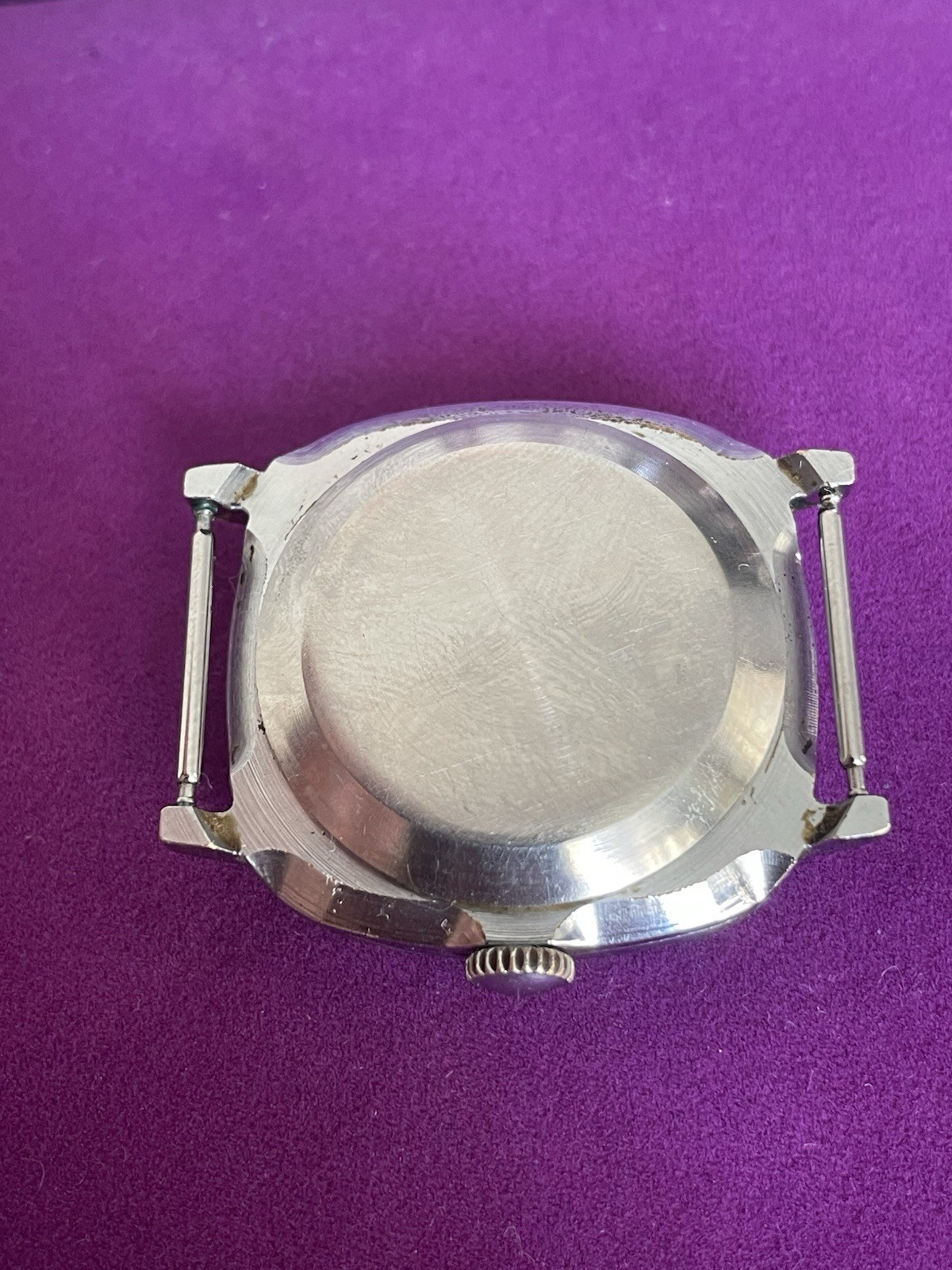 USSR Russian Wristwatch Pobeda ZIM 2602 Square Made In Russia Big Numbers