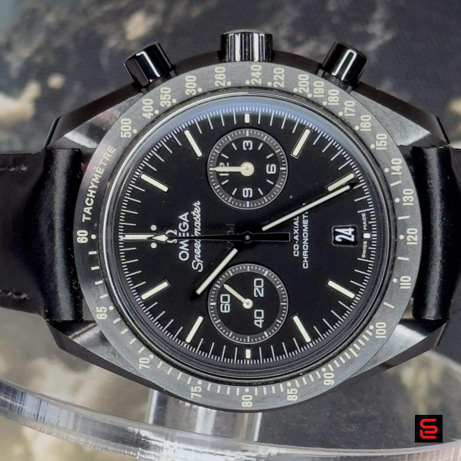 OMEGA Speedmaster Dark Side of the Moon 311.92.44.51.01.004 Pitch Black, B & P