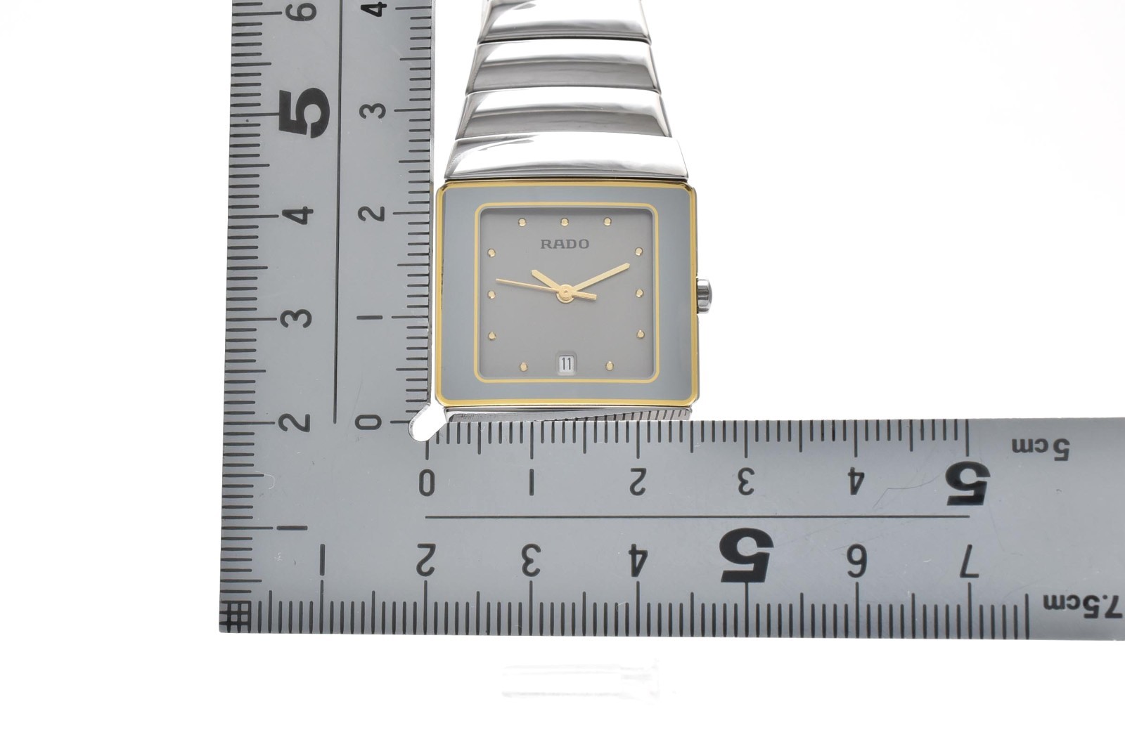Rado Diastar 111.0333.3 Date Ceramic Quartz 26mm Women’s Watch JAPAN
