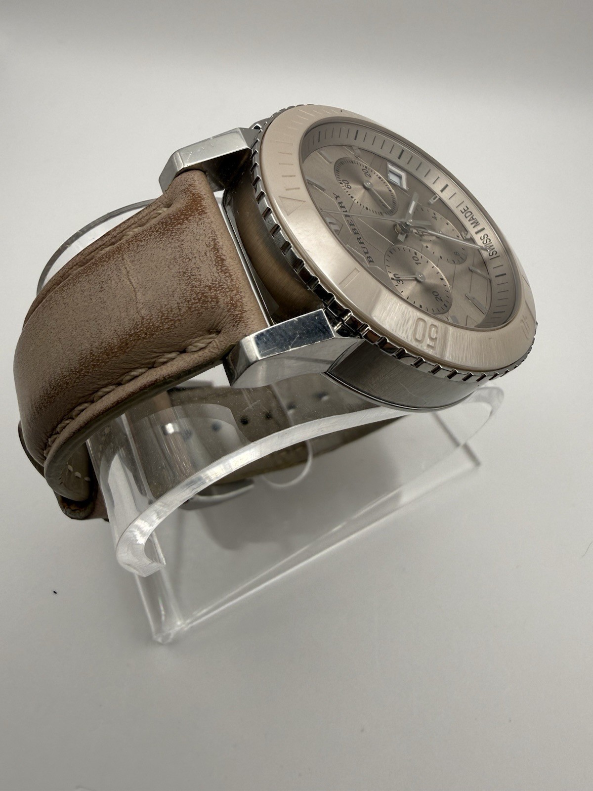 Burberry The City BU9702 Chronograph Leather Strap Quartz