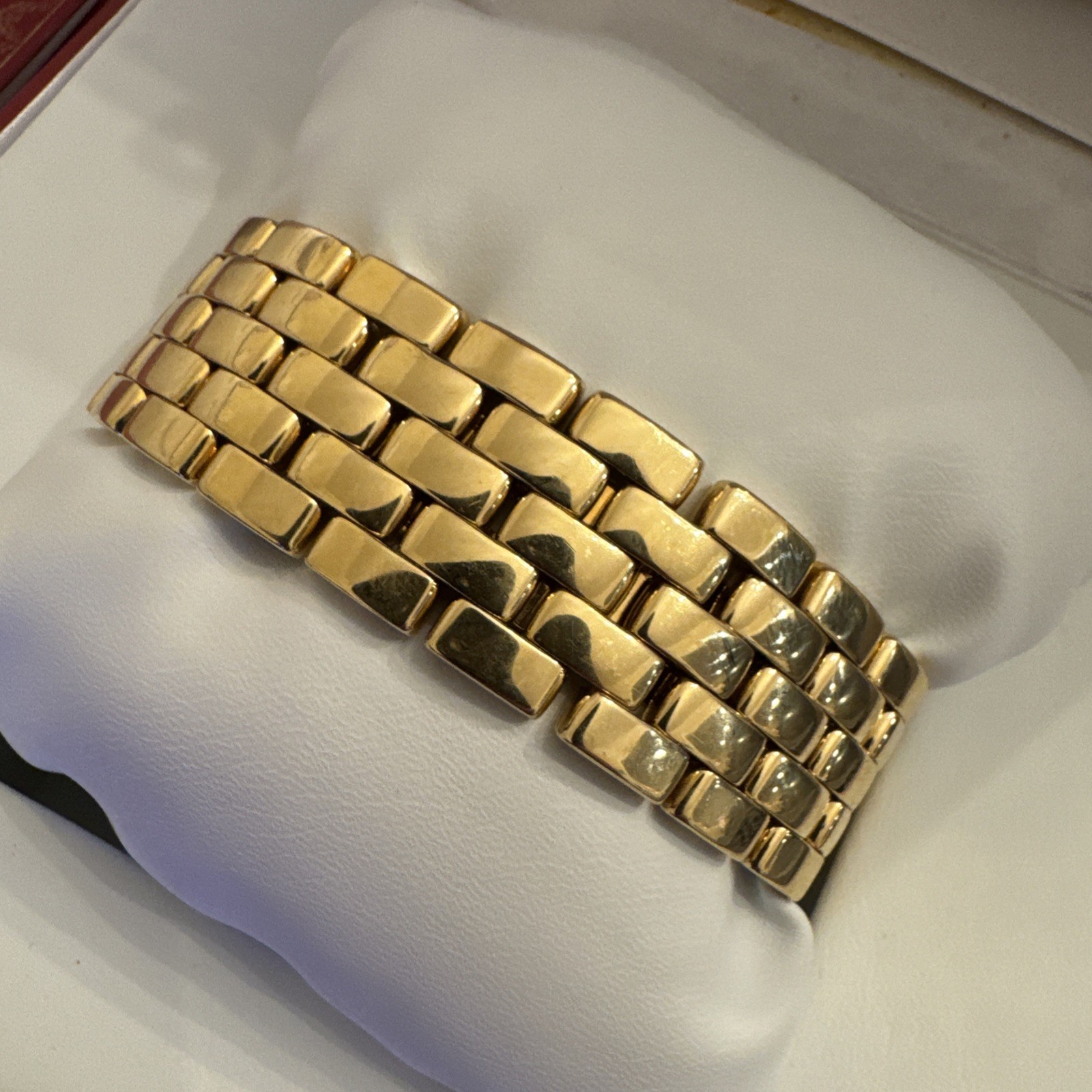 Cartier 18k Gold Pasha 38mm Chronograph Automatic W30140D1 box papers