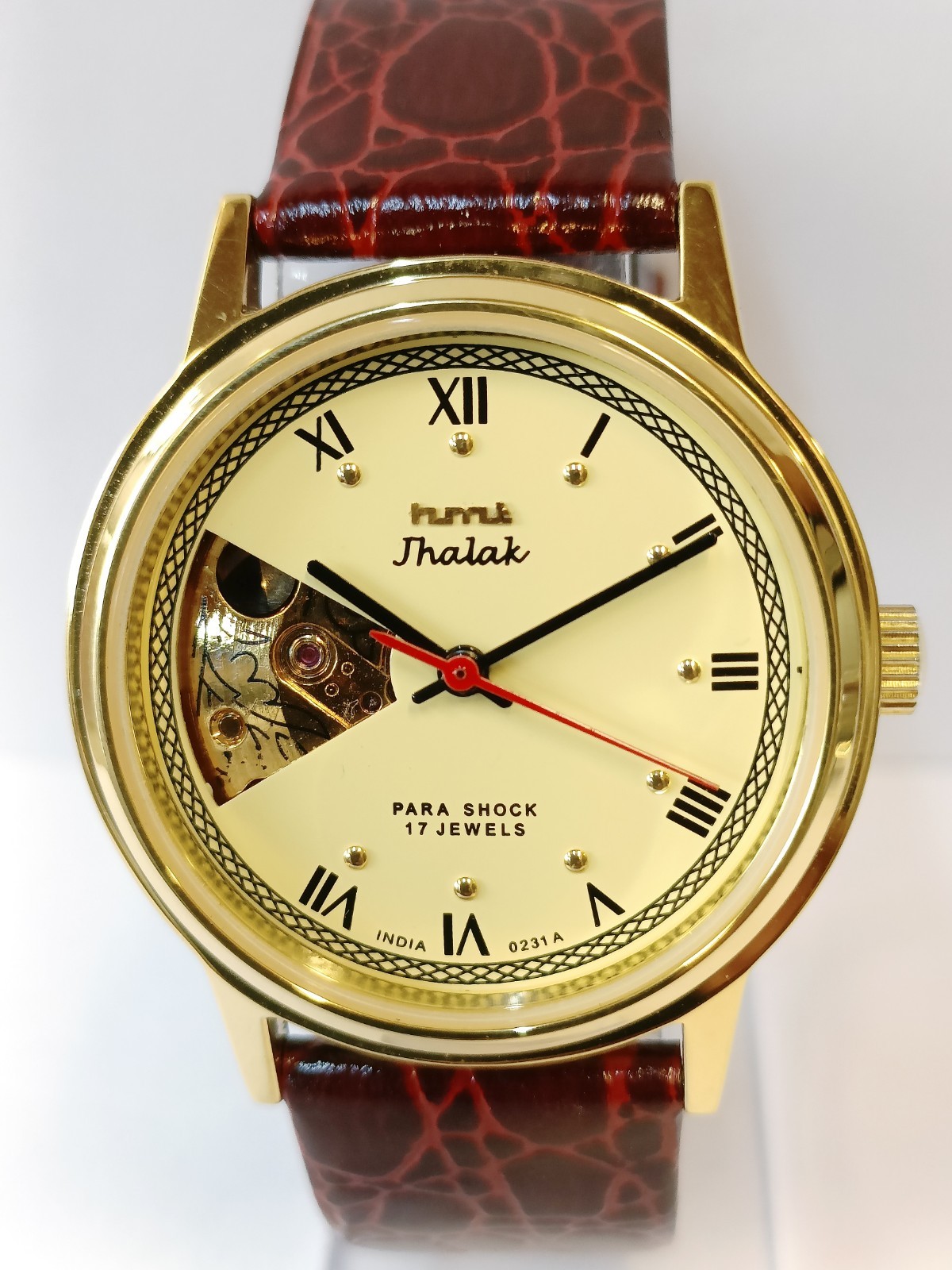 HMT JHALAK 17J WINDING CREAM DIAL 0231 INDIA MEN’S WORKING CONDITION