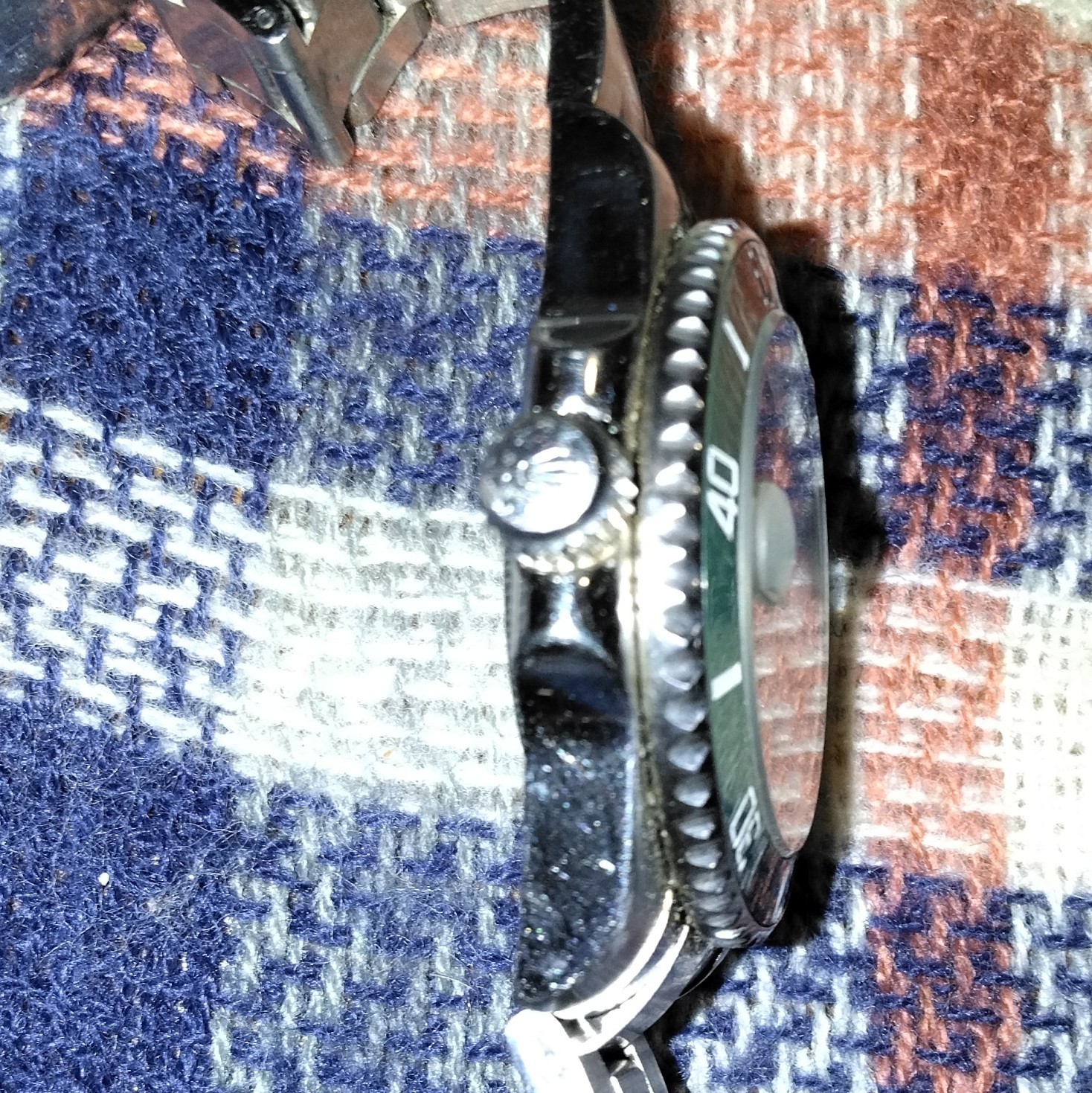Rolex Submariner Date 41mm Green Dial/Bezel Stainless 2 Tone Bracelet